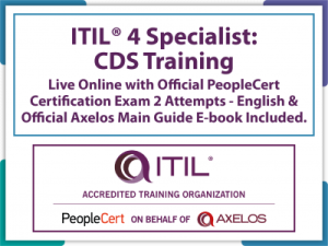 Special Offer ITIL®4 Specialist: Create Deliver and Support (CDS) Live Online Training with Official PeopleCert Certification Exam 2 Attempts & Official Axelos Main Guide E-book – 1WorldVerify.