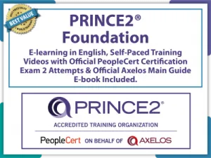 Special Offer PRINCE2® 7 Foundation E-Learning Self-Paced Training Videos with Official PeopleCert Certification Exam 2 Attempts & Official Axelos Main Guide E-book – 1WorldVerify.