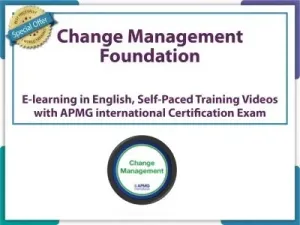 Special Offer APMG Int. Change Management Foundation v3 (2024) E-learning, Self-Paced Training Videos with Official APMG International Exam Voucher – 1WorldVerify.